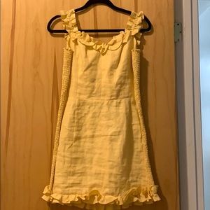 Reformation Bonita Dress in Lemon